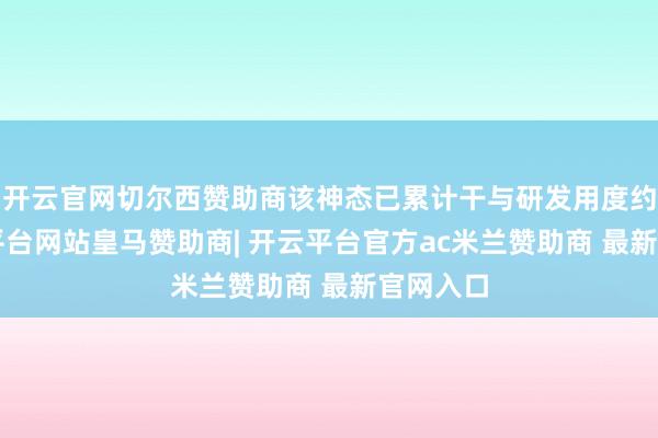 开云官网切尔西赞助商该神态已累计干与研发用度约1-开云平台网站皇马赞助商| 开云平台官方ac米兰赞助商 最新官网入口